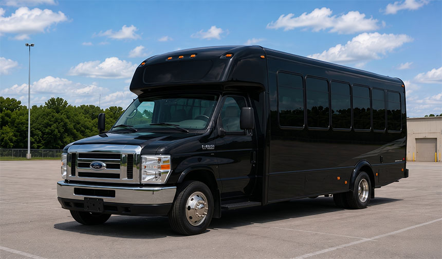 20-passenger minibus for charter in Kennewick, WA