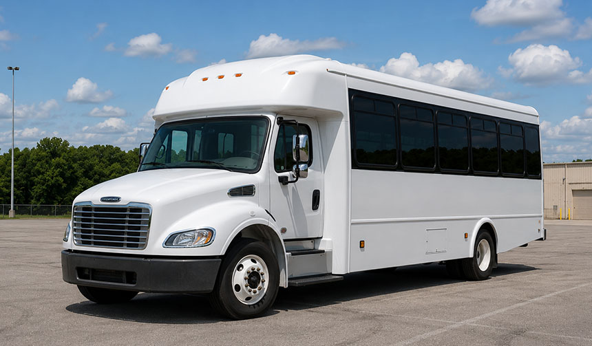 25-passenger minibus for charter in Kennewick, WA